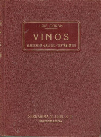 Image of Vinos : elaboración - análisis - tratmientos